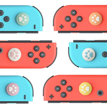 Grips de Silicona "Neko-Touch" – Control y Estilo para Consolas de la Tienda Retrovi™ (4 pares)