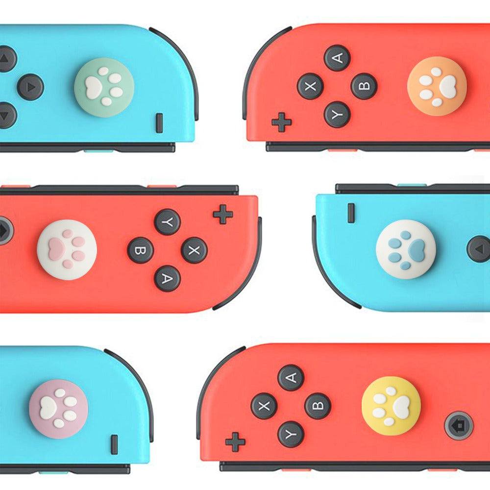 Grips de Silicona "Neko-Touch" – Control y Estilo para Consolas de la Tienda Retrovi™ (4 pares)