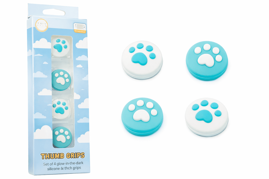 Grips de Silicona "Neko-Touch" – Control y Estilo para Consolas de la Tienda Retrovi™ (4 pares)