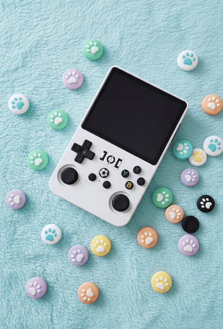 Grips de Silicona "Neko-Touch" – Control y Estilo para Consolas de la Tienda Retrovi™ (4 pares)