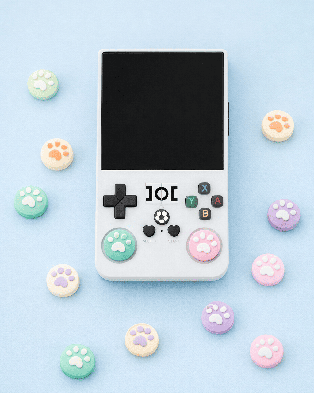 Grips de Silicona "Neko-Touch" – Control y Estilo para Consolas de la Tienda Retrovi™ (4 pares)